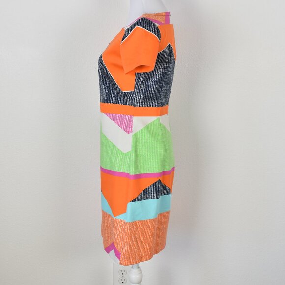 Trina Turk Lincoln Road Museum Short Sleeve Dress - 2 - Picture 4 of 8